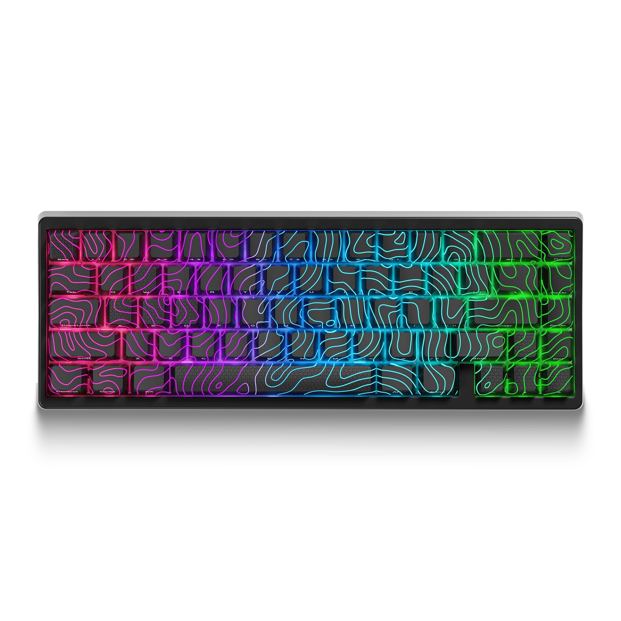 XVX M67 JadeStone VIA Tri-Mode Mechanical Keyboard with IMD-Tech Keycaps (Stellar White)
